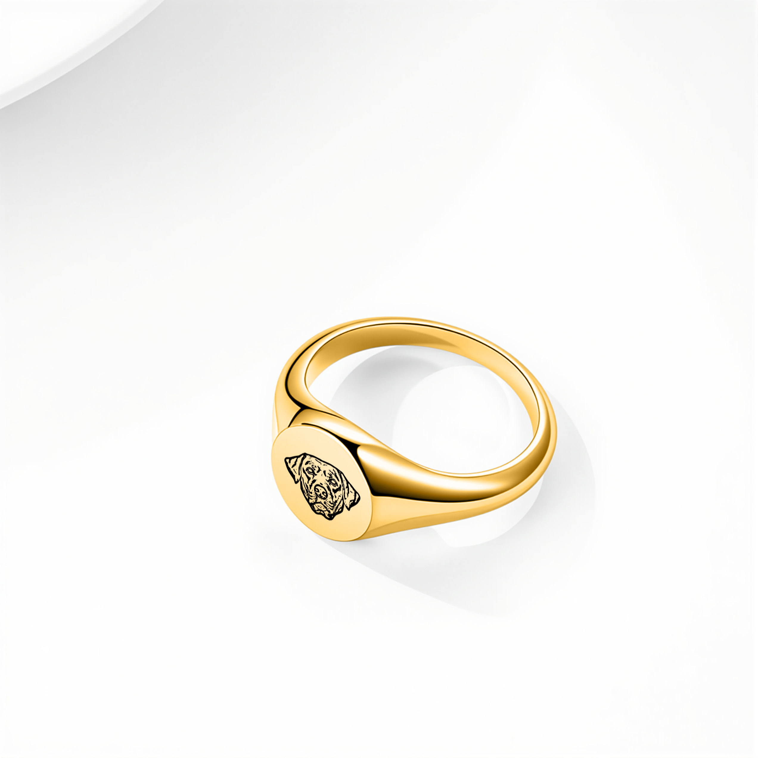 Personalized Pet Face PupTrace Ring-18k Gold-1