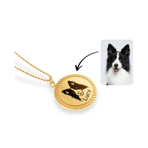 dog-portrait-personalize-necklace-round-rope-edge-disc-gold-detail