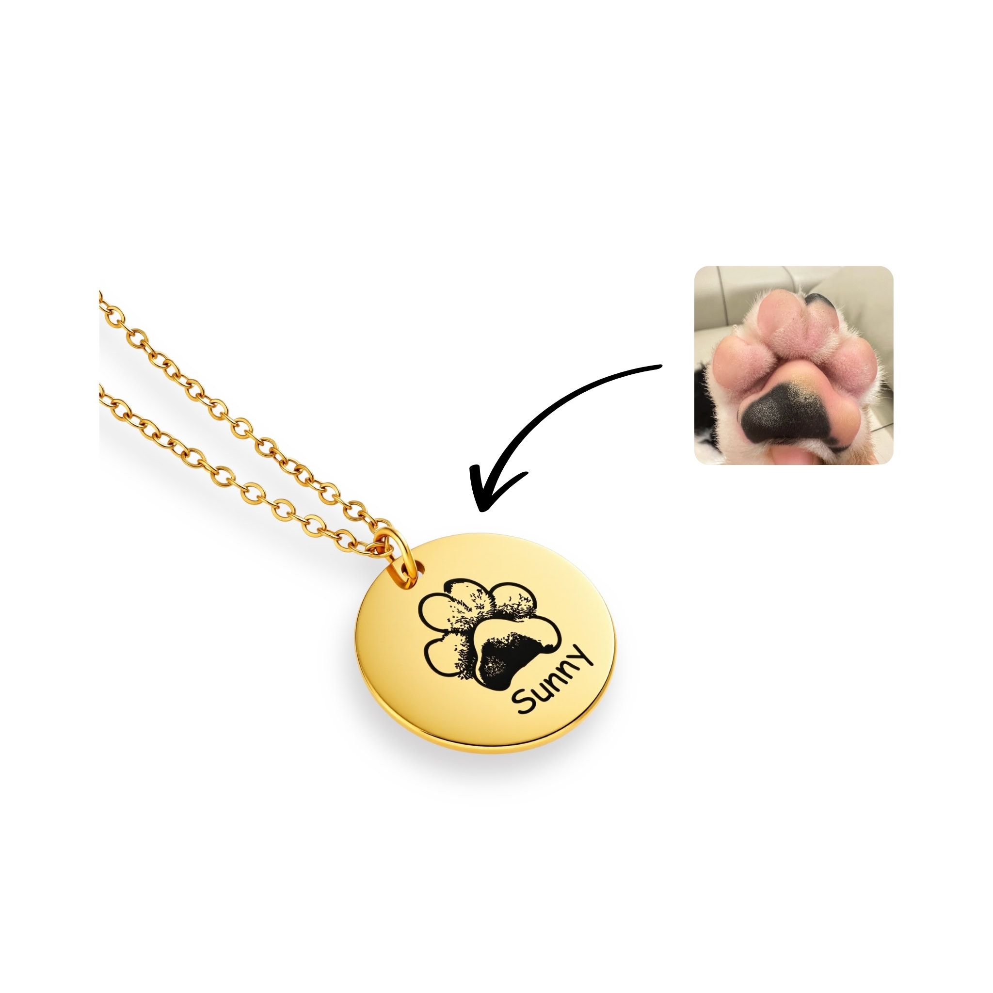 paw-print-personalize-necklace-round-disc-gold-detail